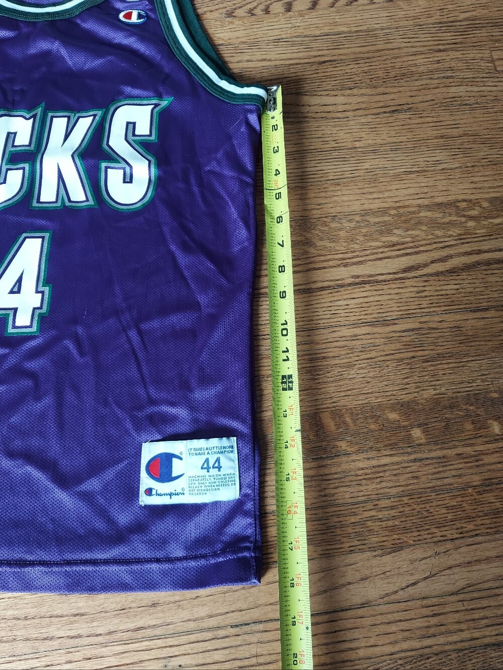 Pre-owned Vintage Champion Milwaukee Bucks Ray Allen Jersey - Picture 6 of 8